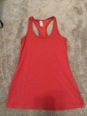 90 Degree By Reflex Coral-Red Racerback Tank